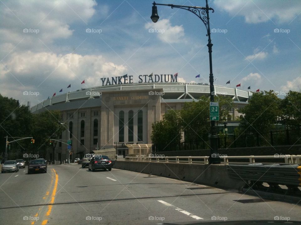 Yankee Stadium approach