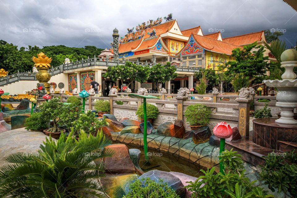 Kanchanaburi Temple Thailand