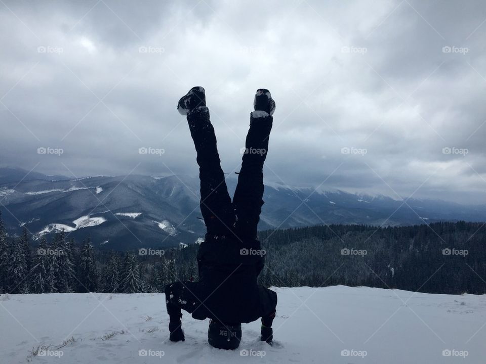Winter yoga