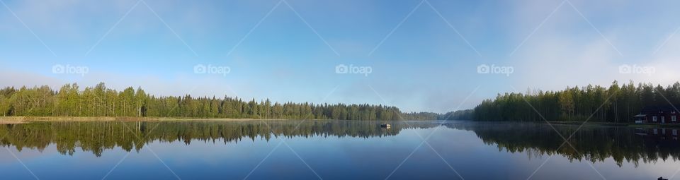 Lake, Reflection, No Person, Water, Landscape