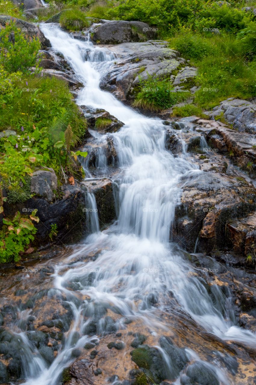 watterfall at mountains