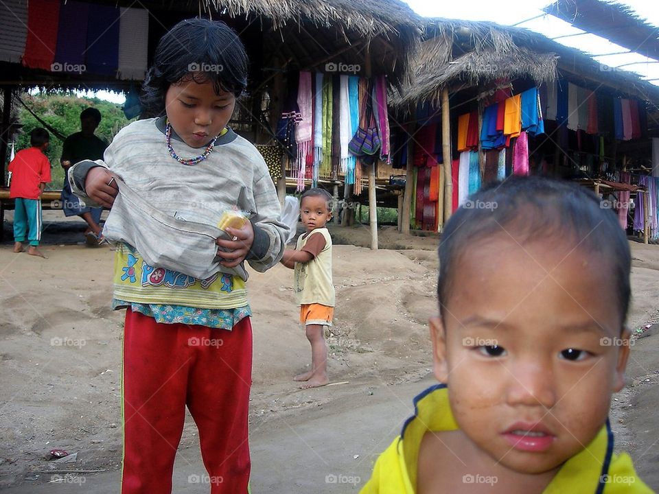 Kids Chiang Mai village