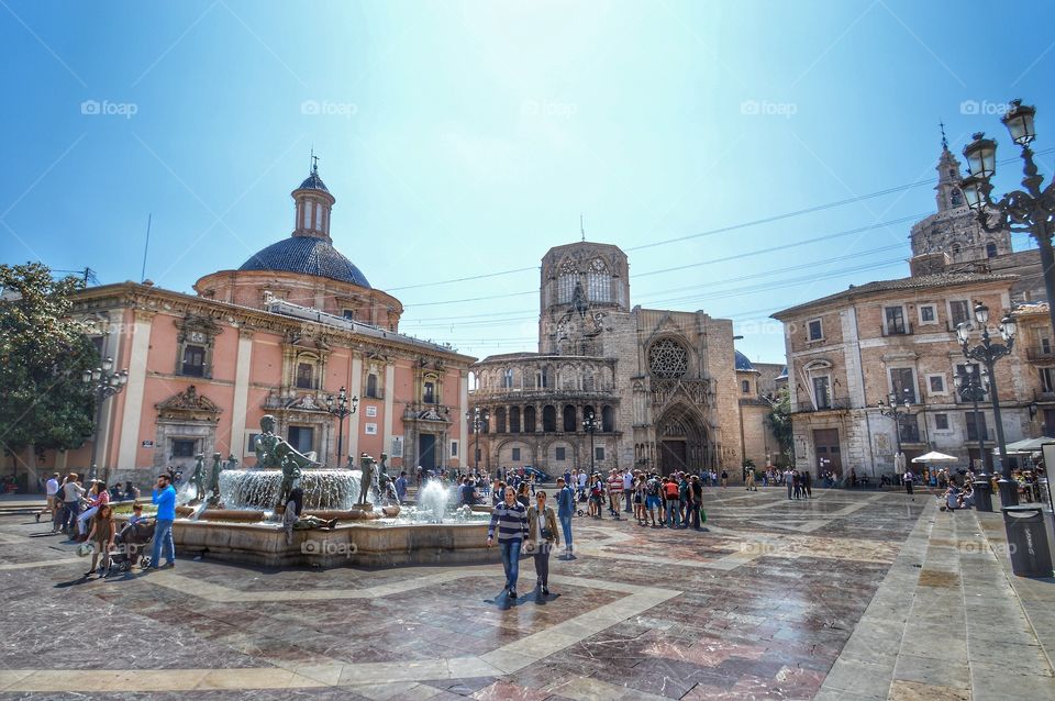 Plaza de la Virgen (Valencia - Spain)