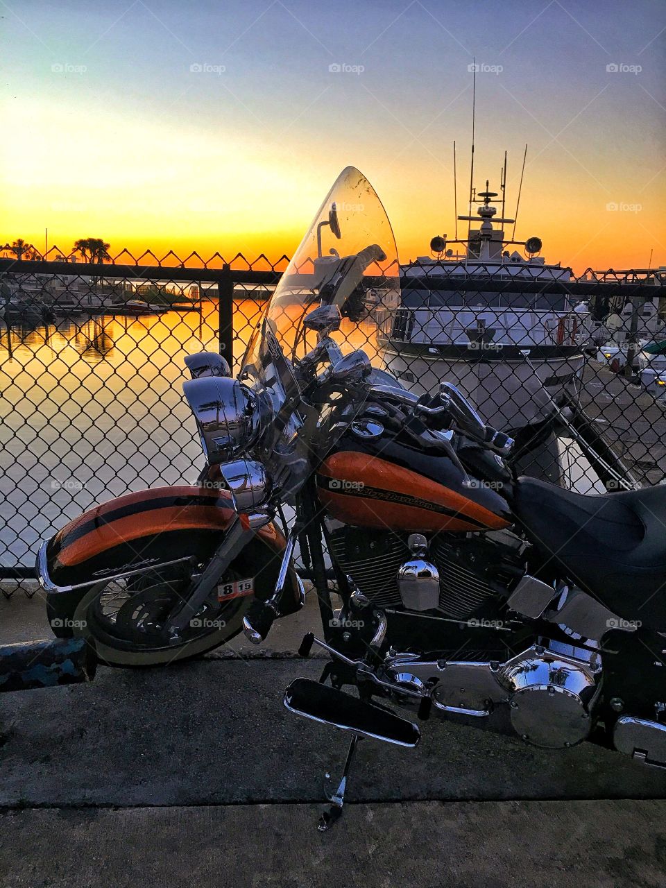 Harley Davidson sunrise