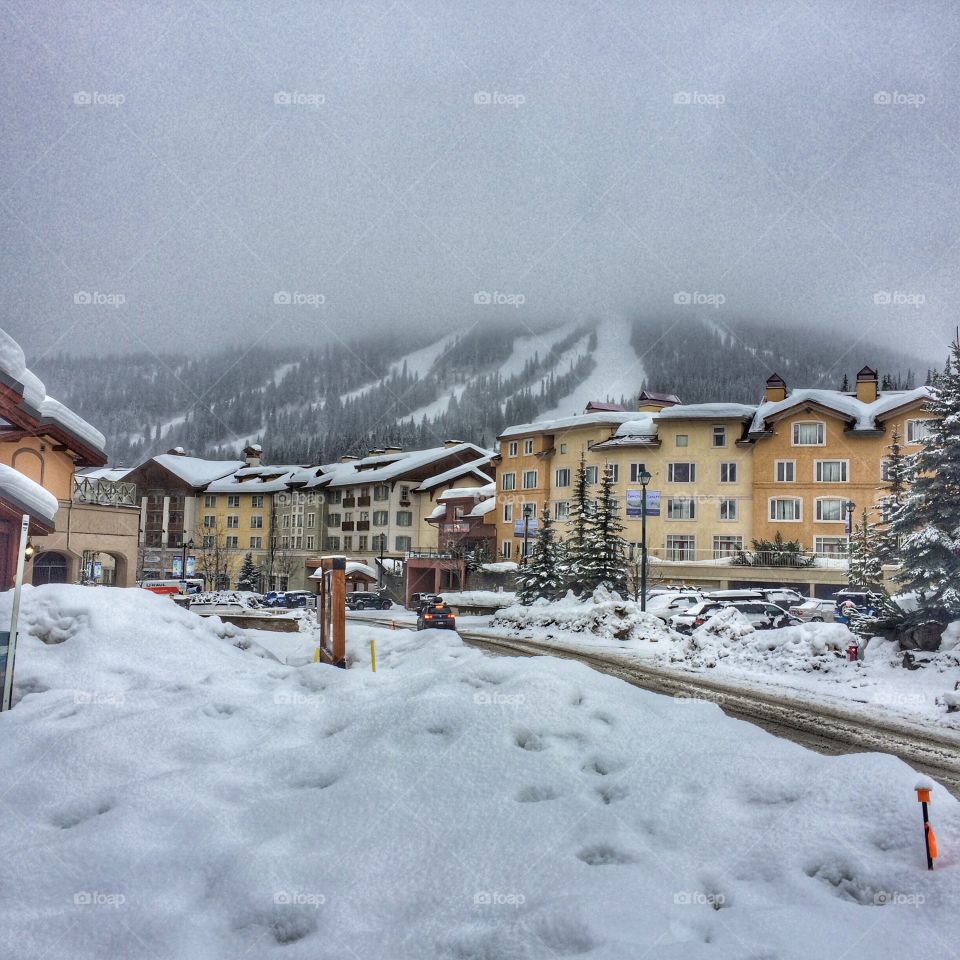 Sunpeaks ski resort! 