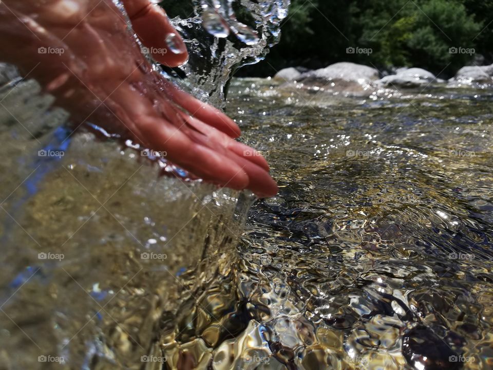 Time block water wall