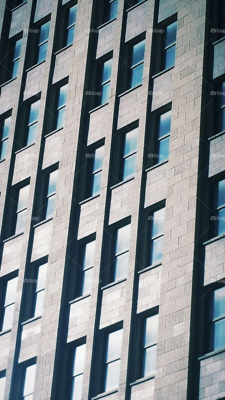 Building in morning Sun