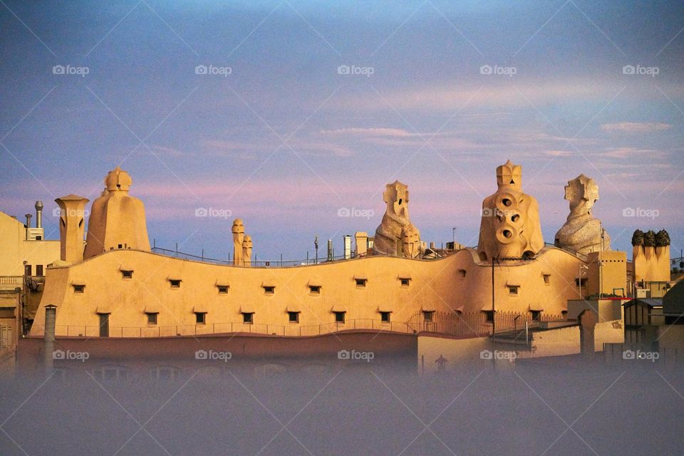 La Pedrera Chimneys 