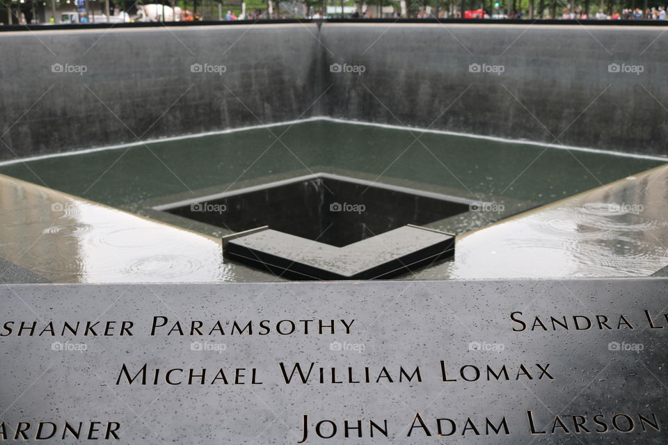 9/11 memorial. 