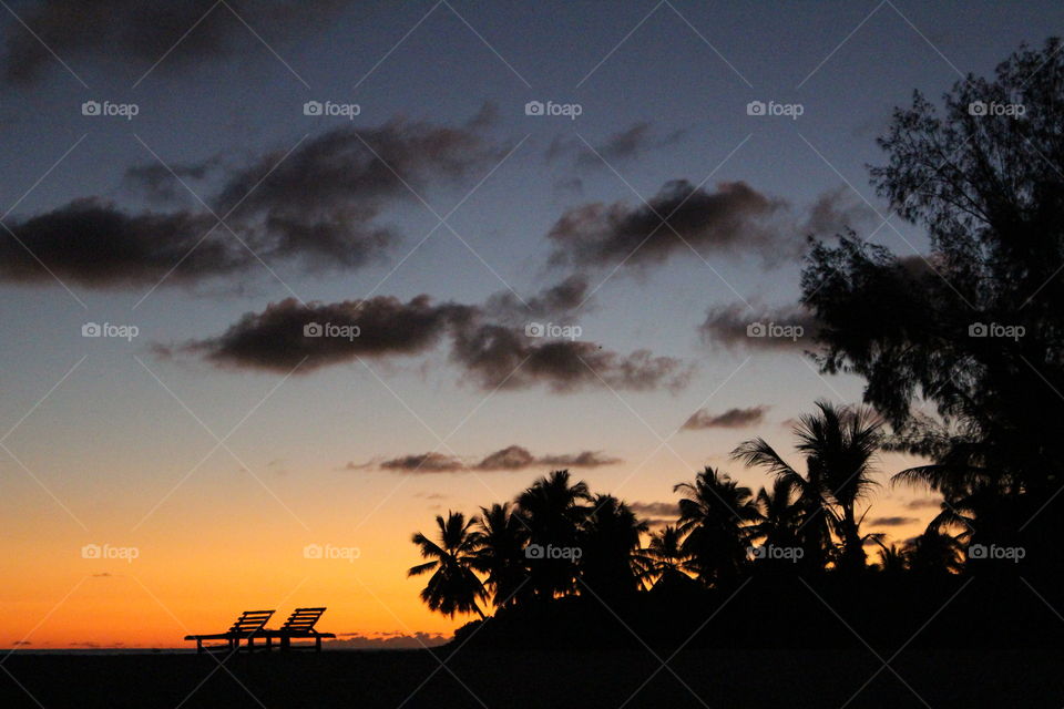 Sunset for two... romantic atmosphere