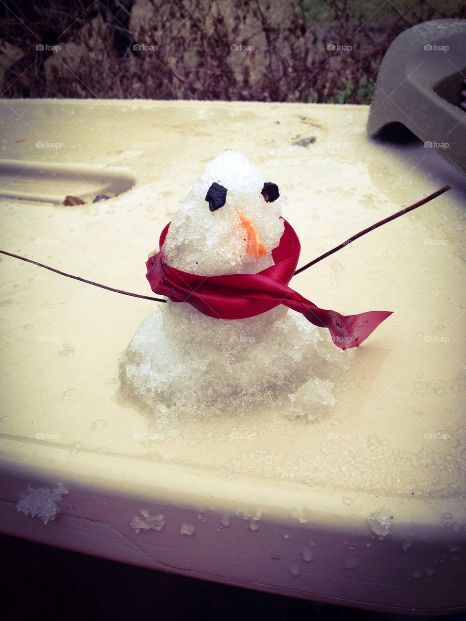 Texas Snowman