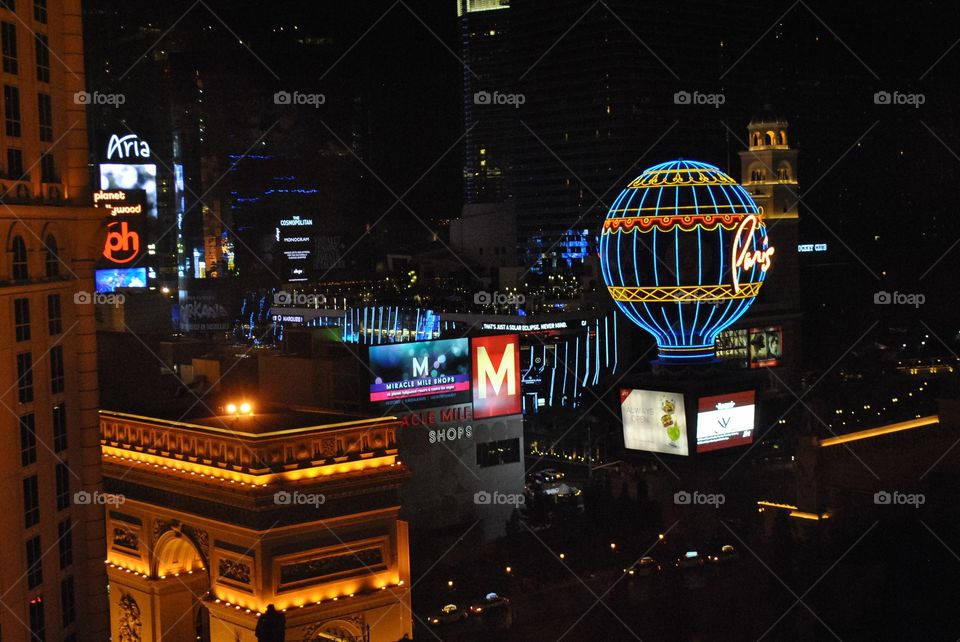 Vegas after dark