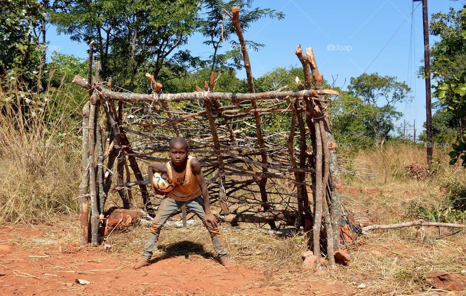 Game day in the Zambian bush