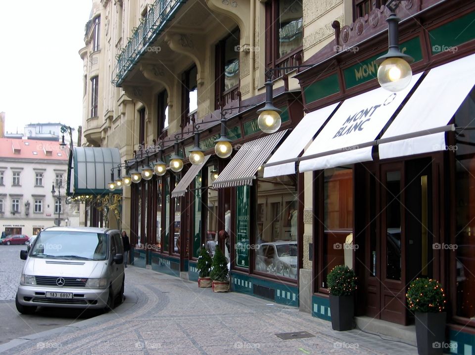 Mont Blanc Awning. Prague 