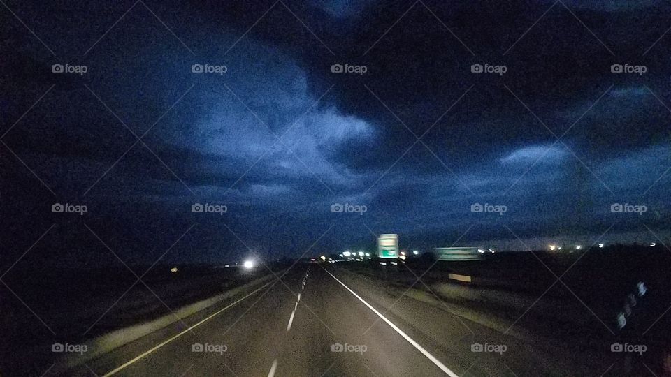 snagging lightning in West Texas