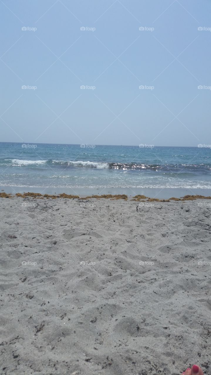 waves crashing. while on vacation in Florida captured waves