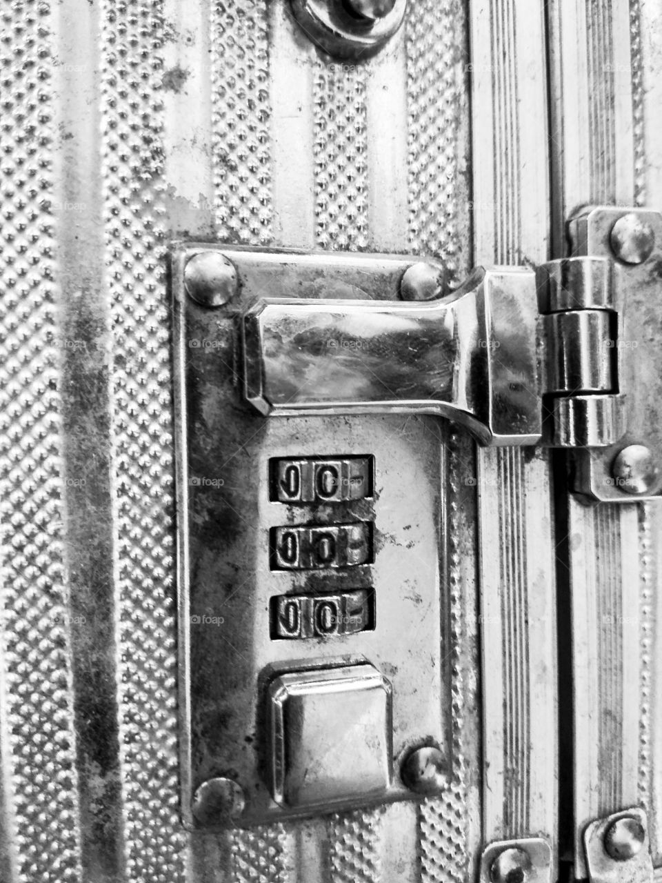 suitcase, coded lock