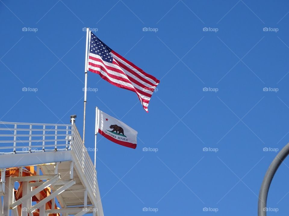 Flag, Sky, Wind, Blue Sky, Flagpole