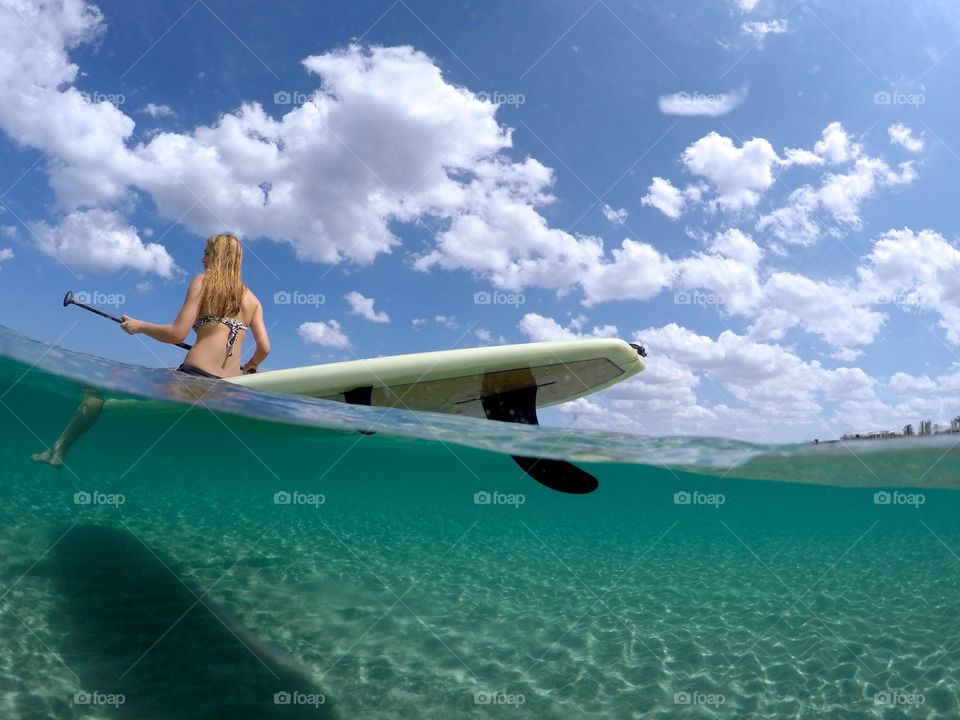 Paddle boarding 