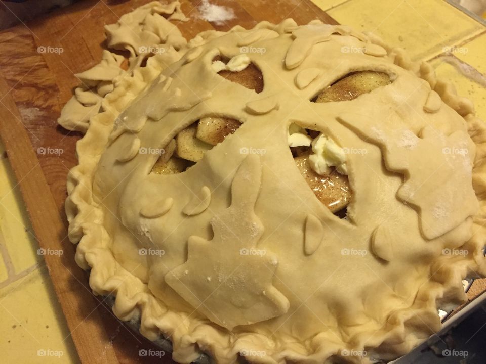 Pre baked apple pie