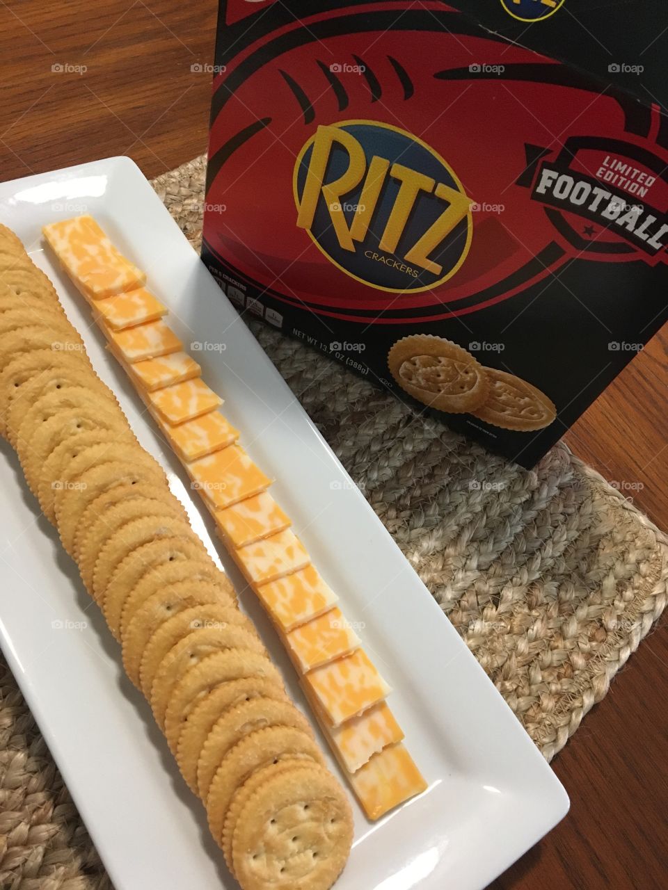 Ritz Crackers and Cheese 