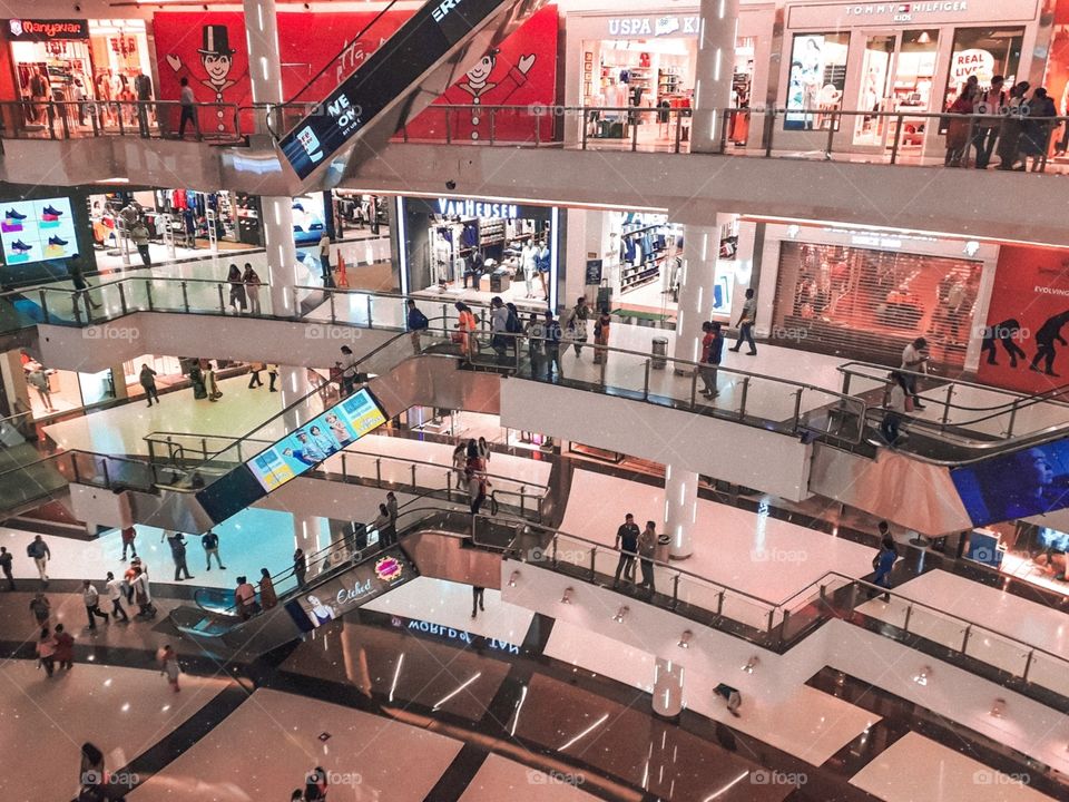 A busy mall
