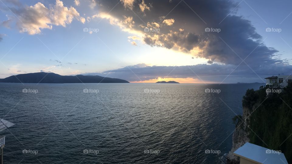 Hello ... A perfect combination of the colors of the sunset in the south of Albania ... Vora, Albania🇦🇱🌅 ... I hope you like it.😊