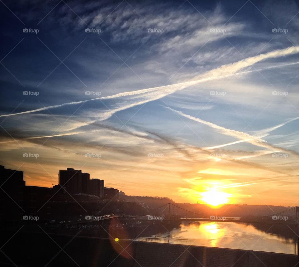 Sunrise over Pittsburgh 