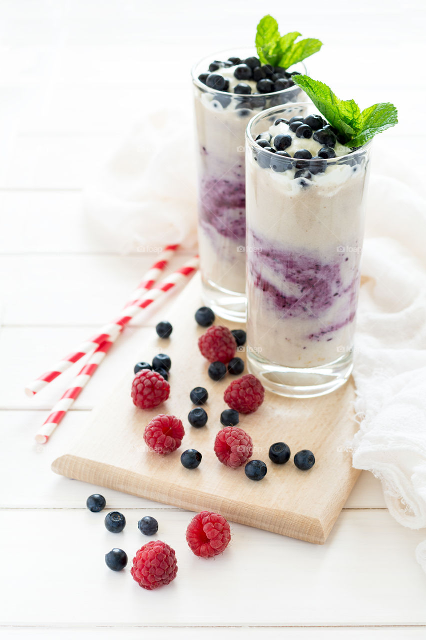 Blueberry smoothie