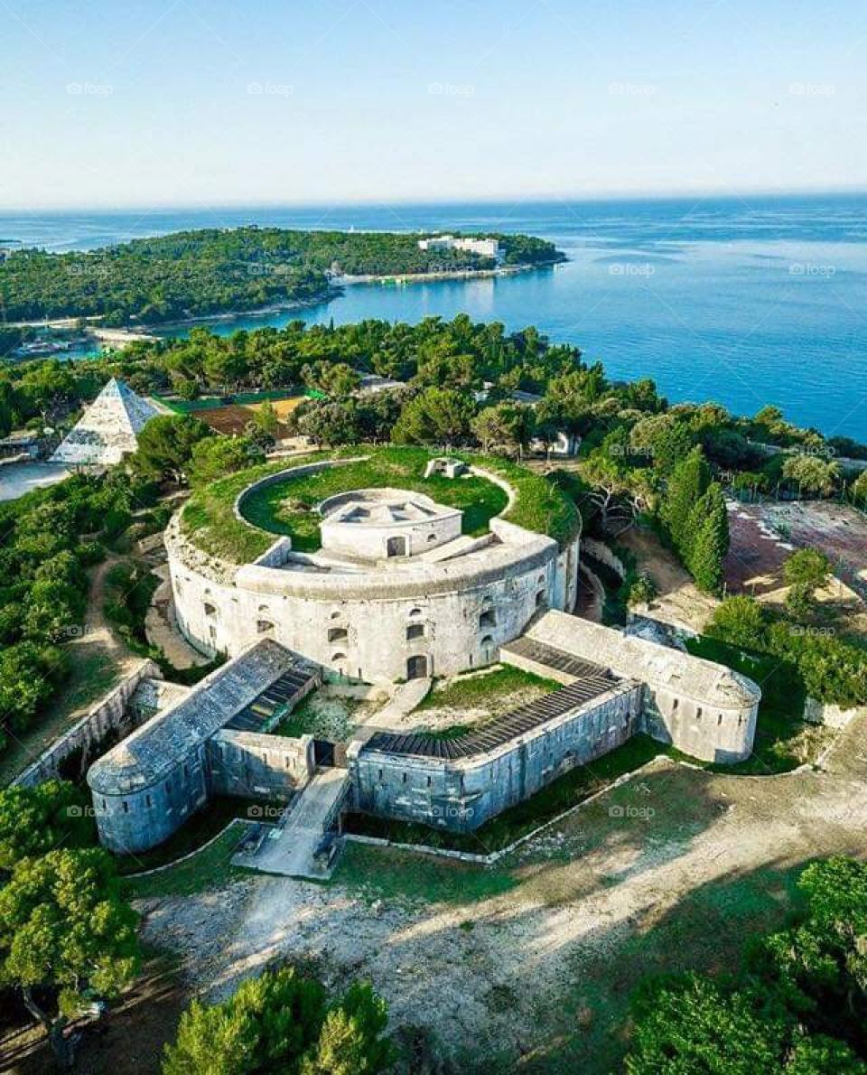 Pula  City From Croatia Port Borguignon Pula