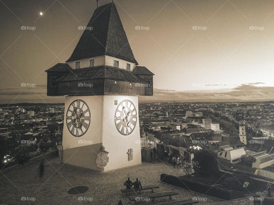 Clock Tower in Graz
