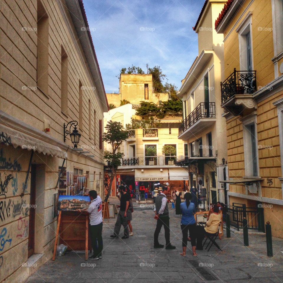 Street near the Plaka, Athens