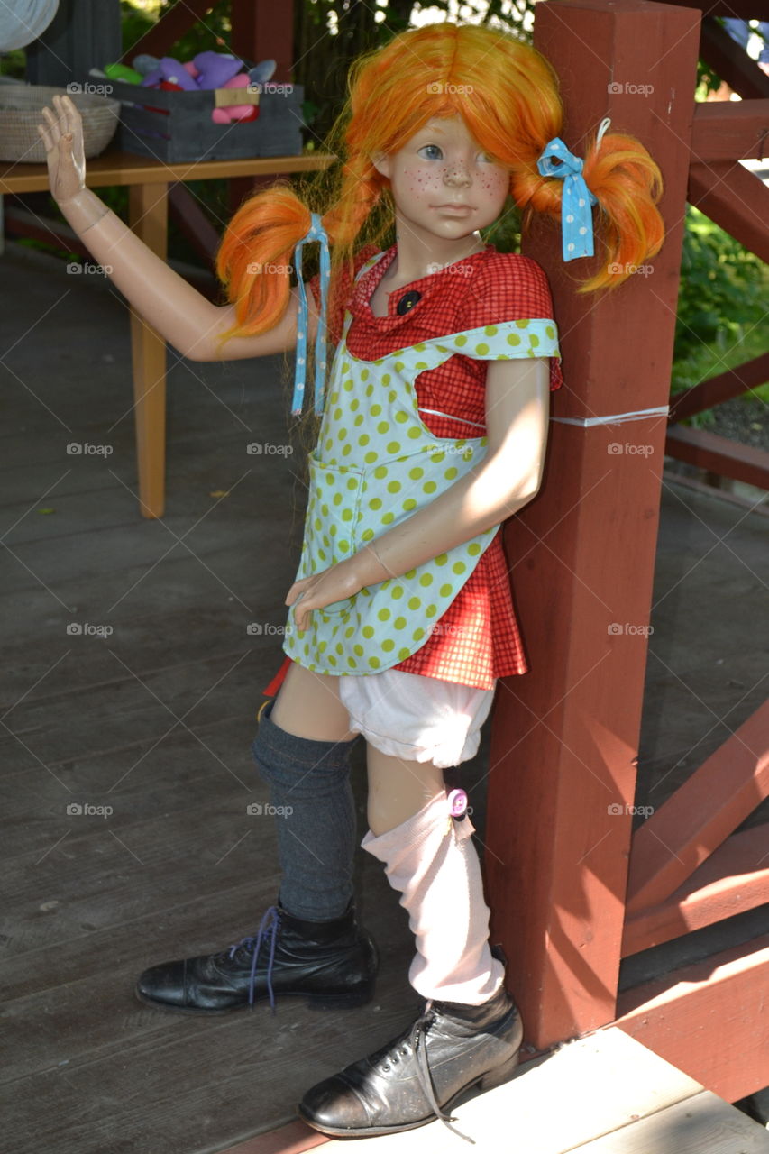 Pippi Longstocking doll