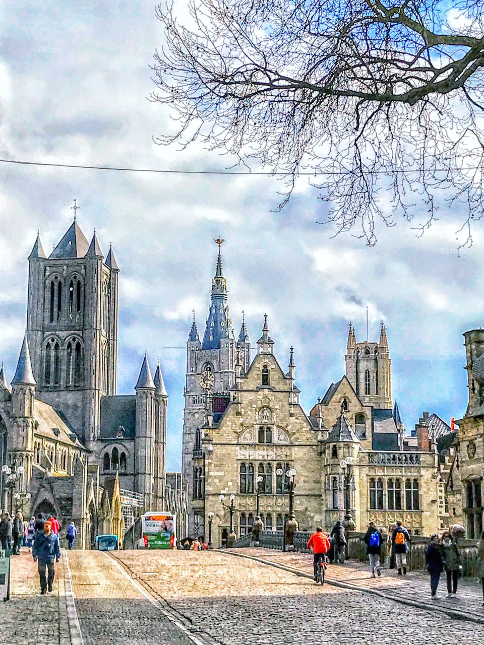The towers of my beloved Ghent