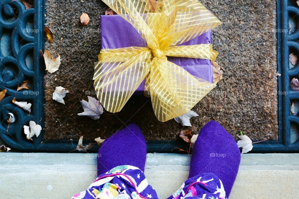 Feet and a gift