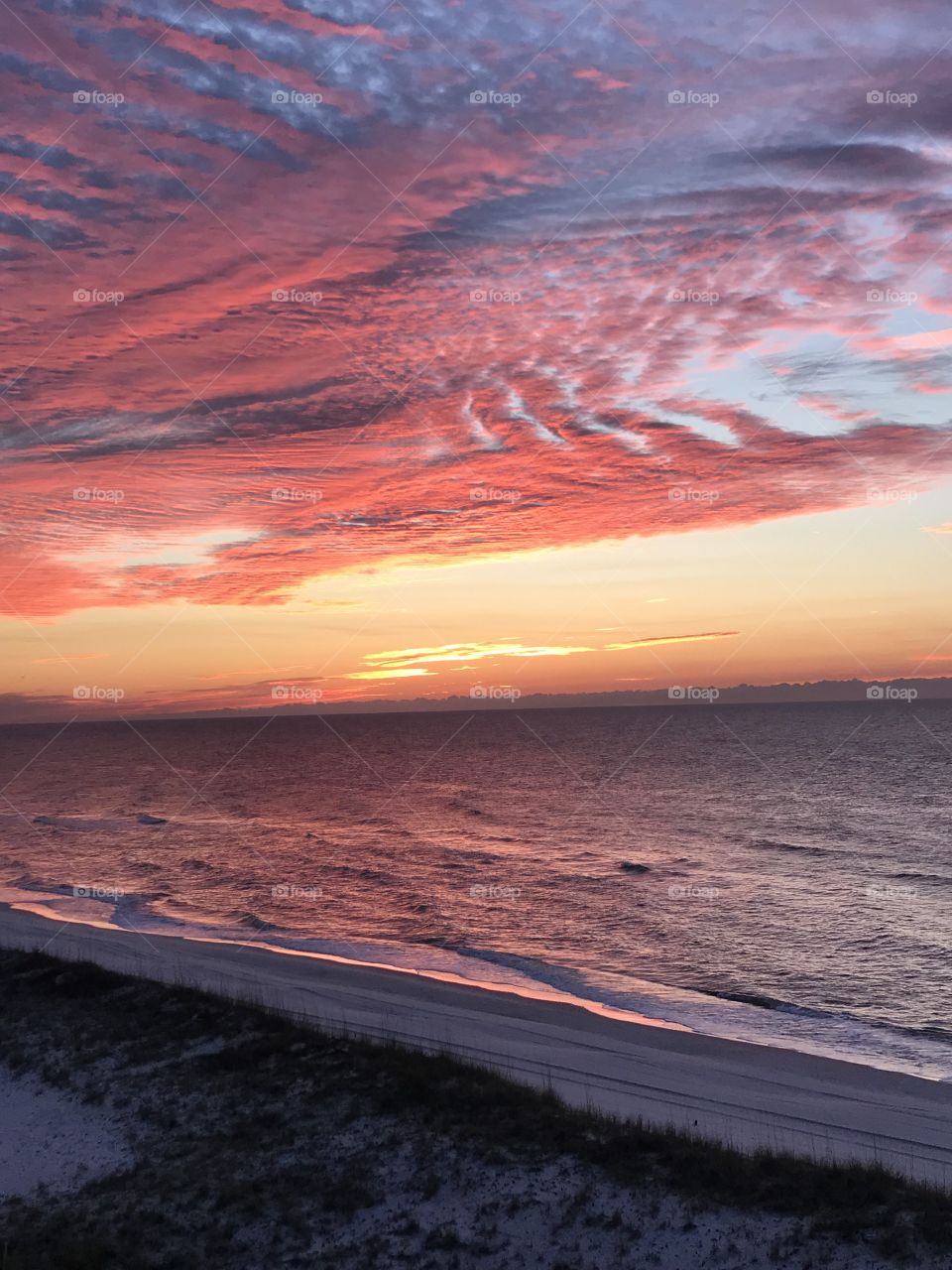 Sunrise on the Gulf coast