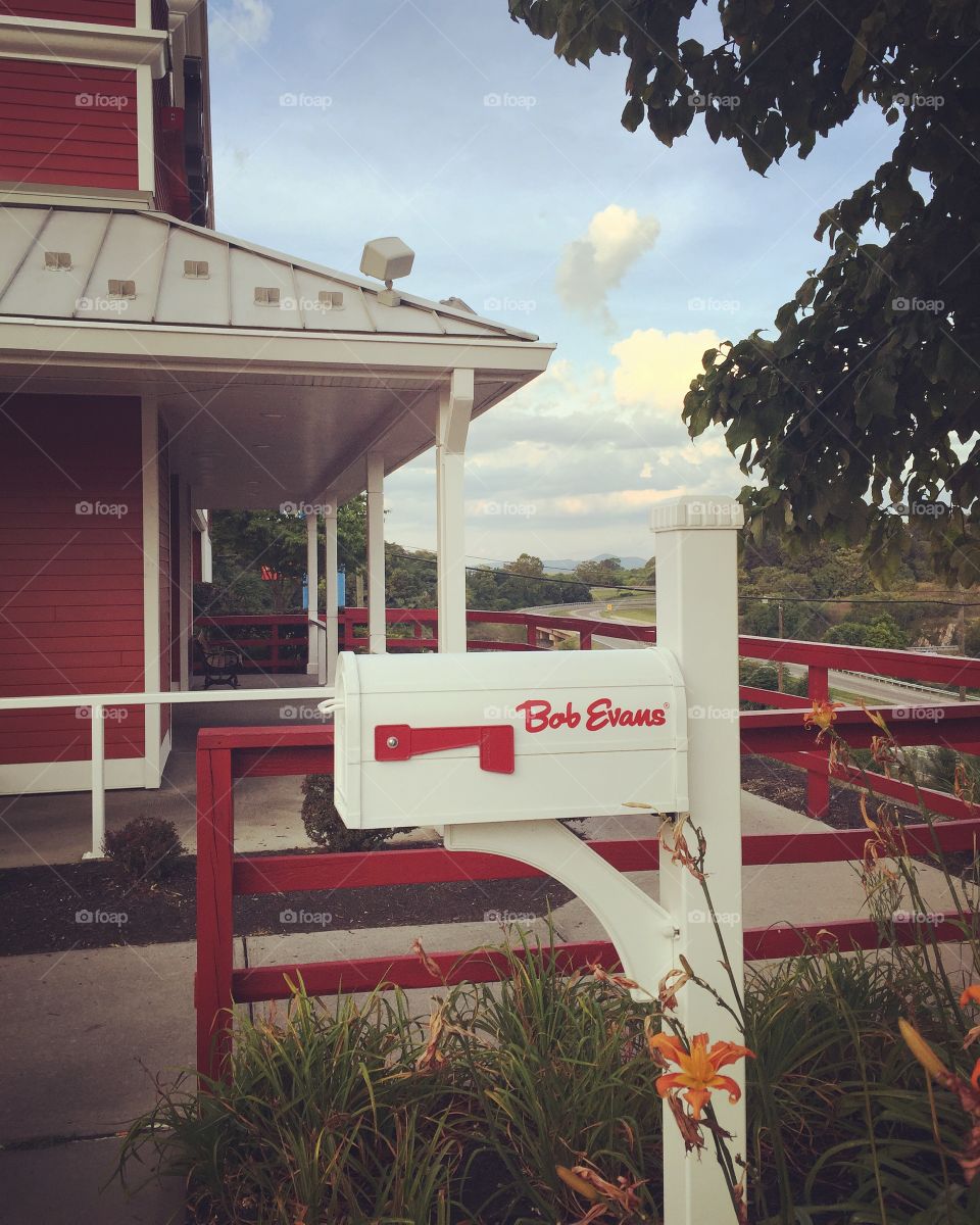 Bob Evans letter box