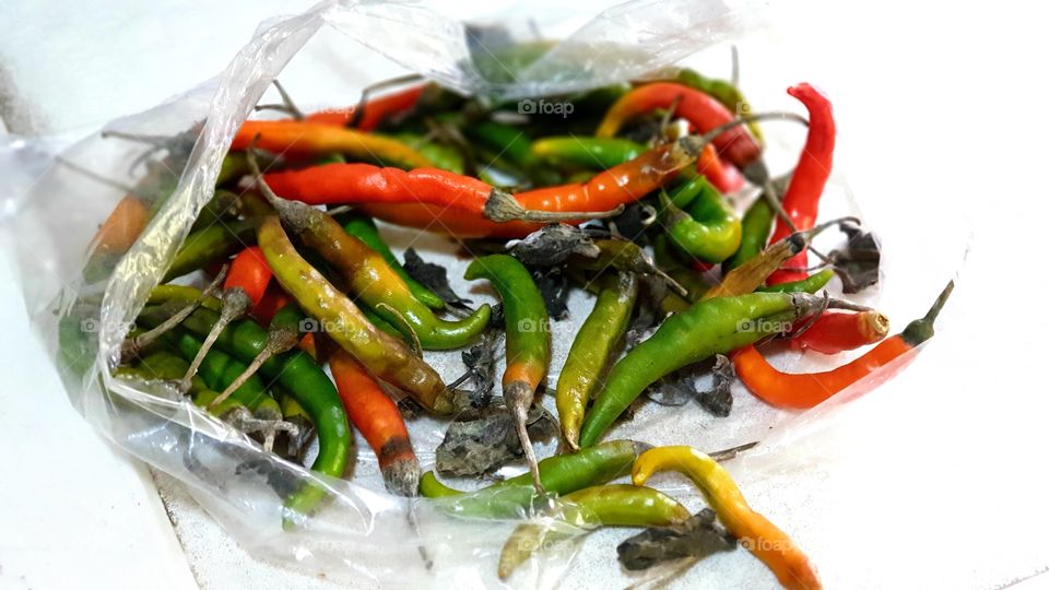 green red chilli