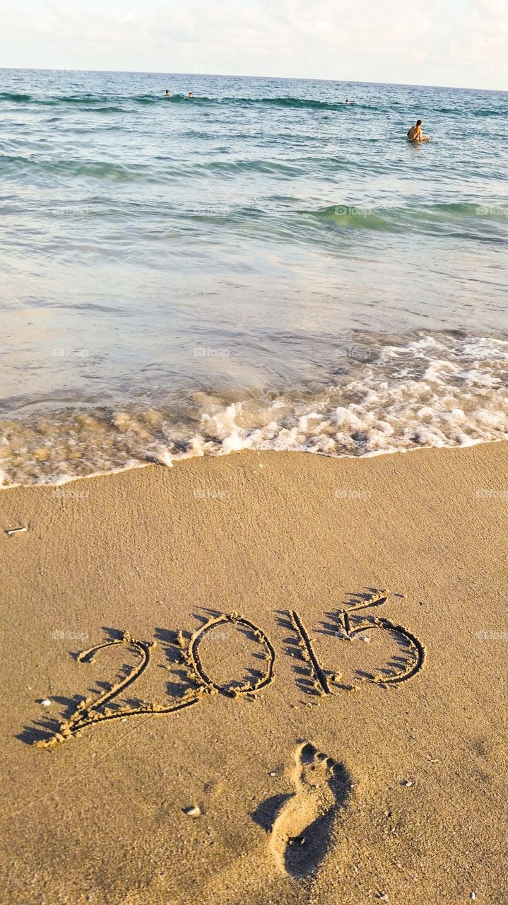 2015 on the beach