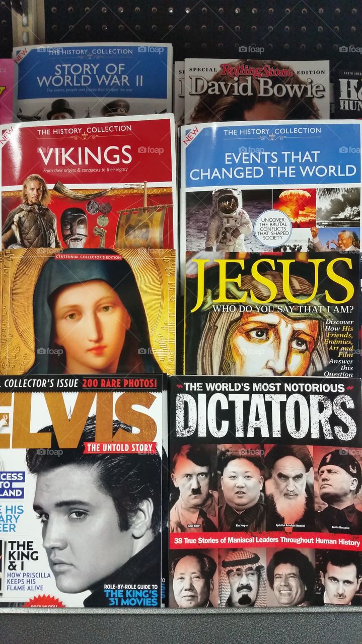 History's magazines cover