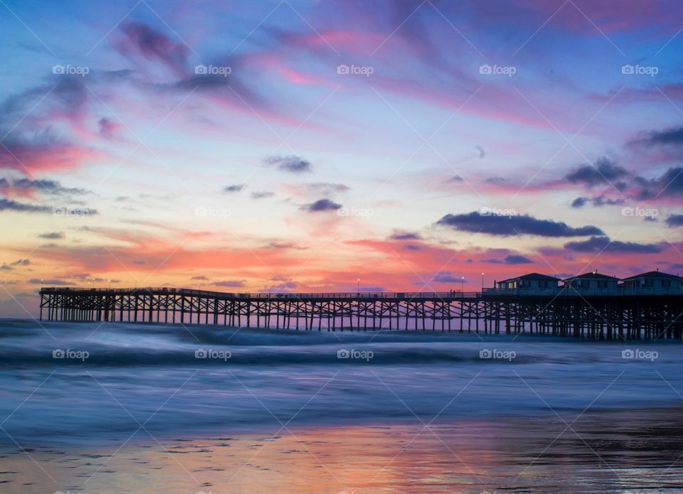 Sunset, Water, Dawn, Dusk, Beach