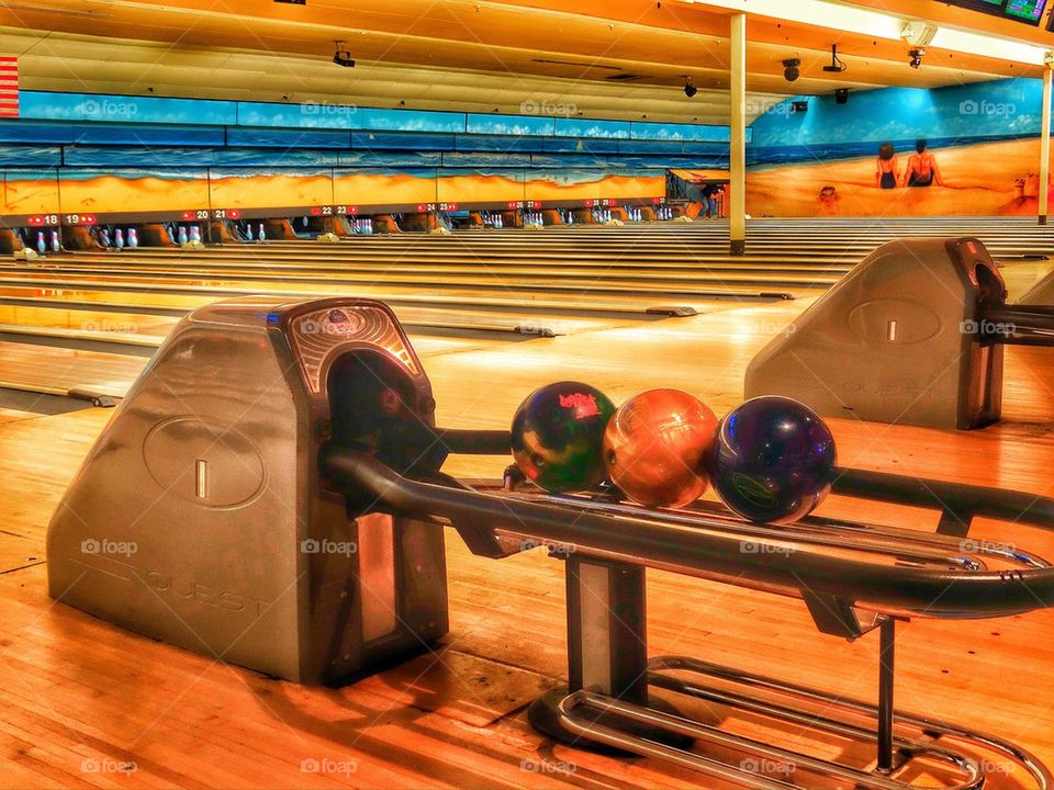 American bowling alley