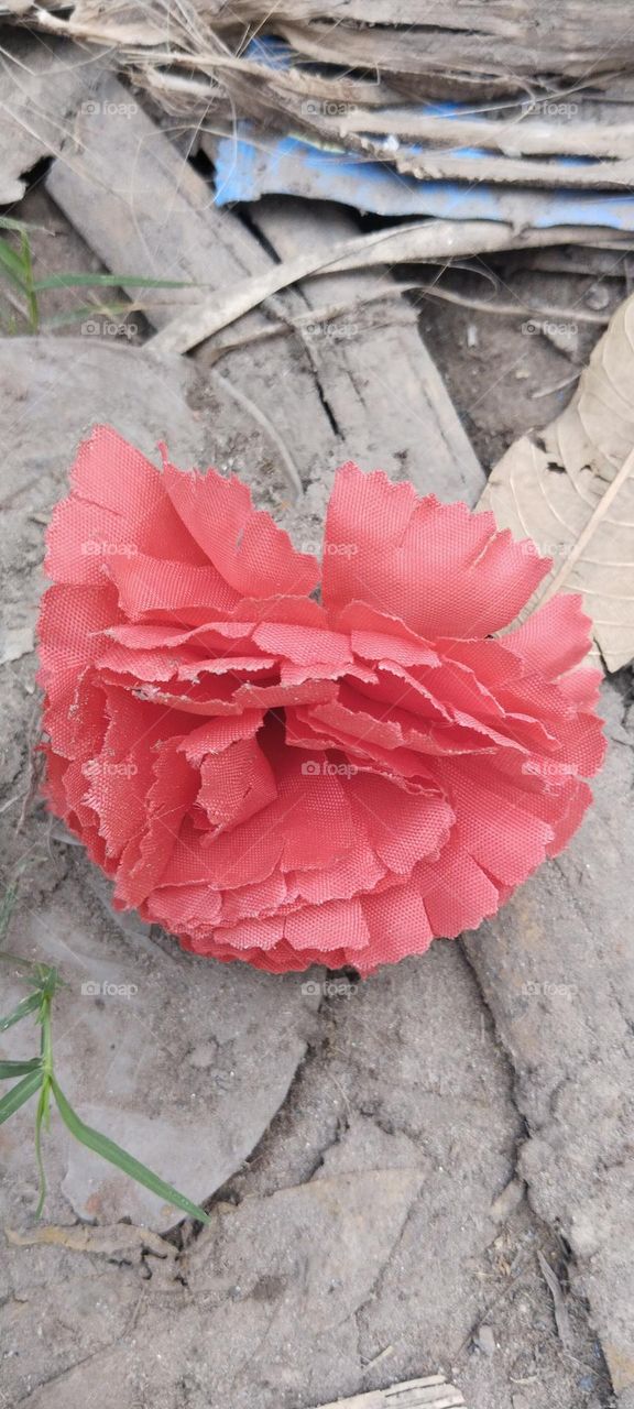 An artificial flower.