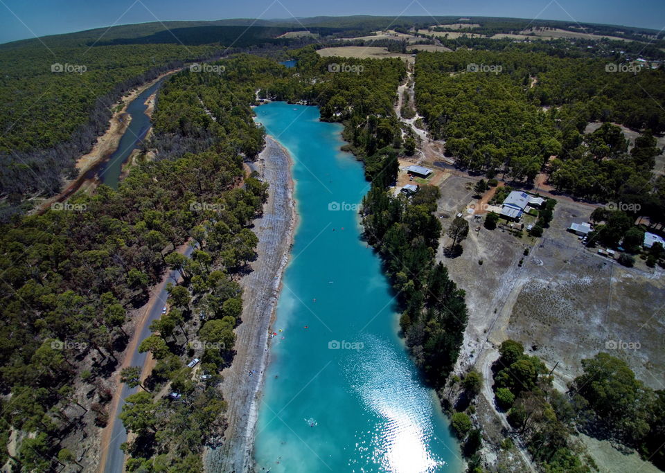 Black diamond lake Perth Western Australia