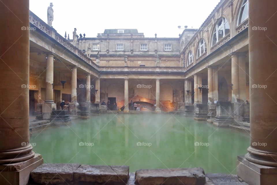 Roman bath, England 