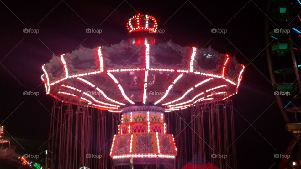Festival, Light, Neon, Circus, Carnival
