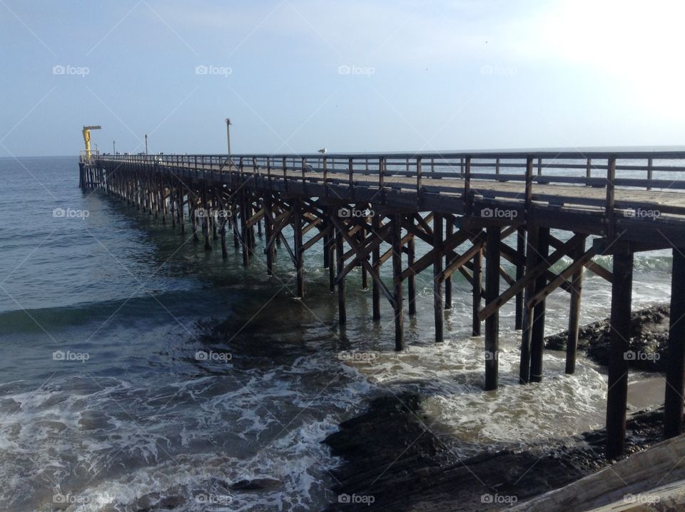 Angle of the pier