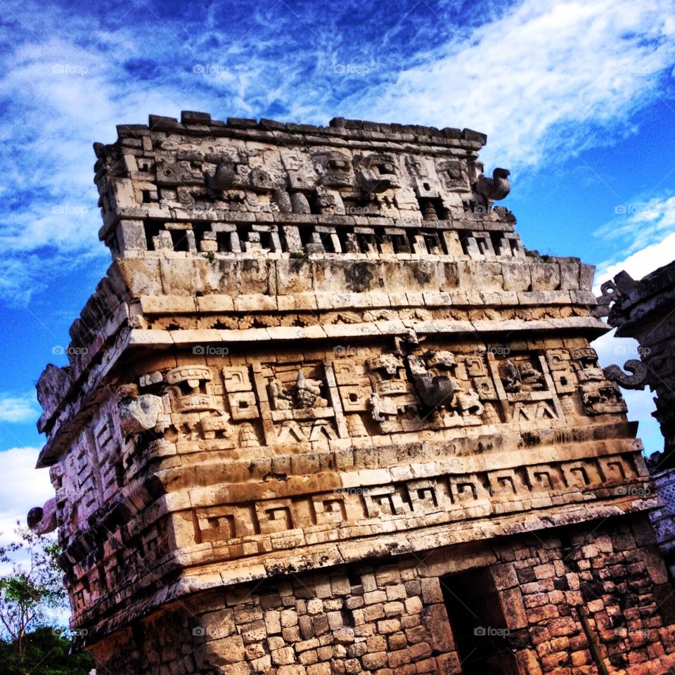 Mayan temple 