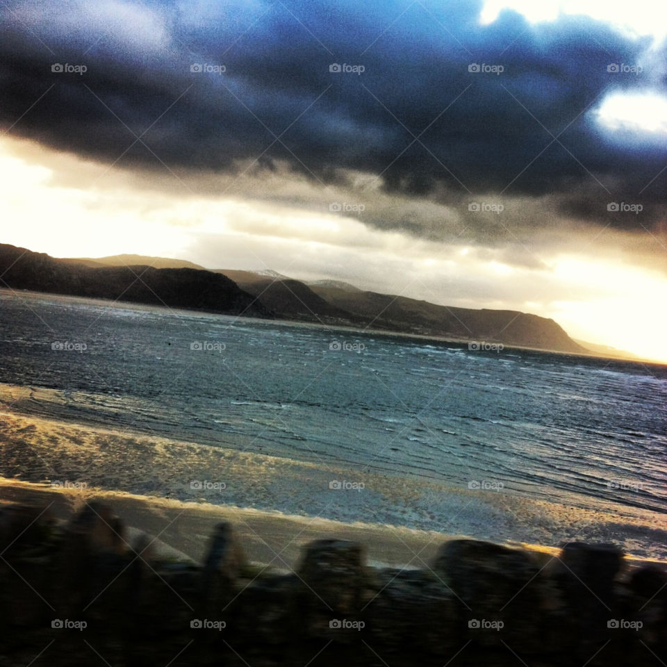 View from the cliff tips