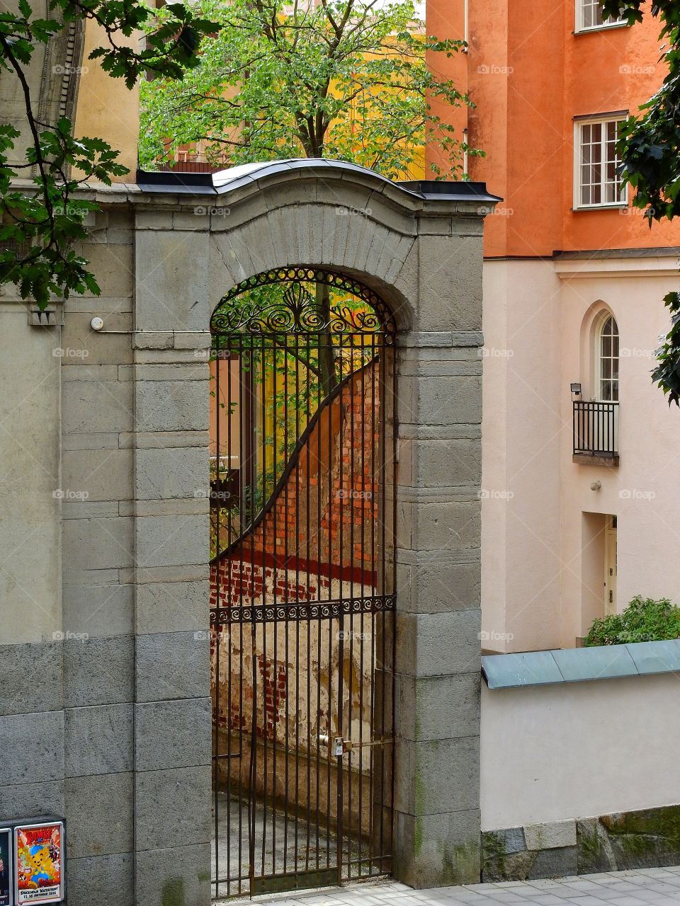 Through the iron gate